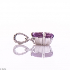 Сребърна Висулка - Естествен Аметист 2,40 ct. СВ355