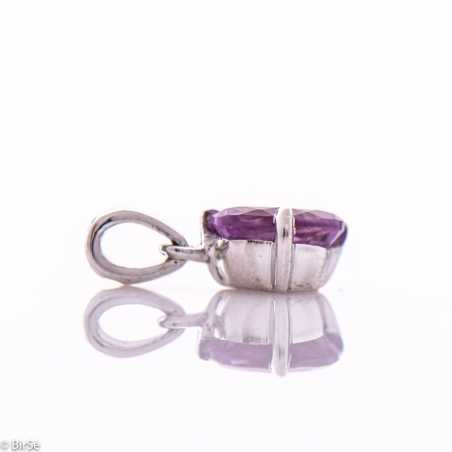 Сребърна Висулка - Естествен Аметист 2,40 ct. СВ355