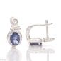 Сребърни обеци - Естествен Танзанит 1,78 ct. СО620 Сребърни обеци - Естествен Танзанит 1,78 ct. СО620