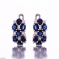 Сребърни обеци - Естествен сапфир 4,90 ct. СО624 Сребърни обеци - Естествен сапфир 4,90 ct. СО624