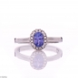 Сребърен пръстен - Естествен танзанит 0,48 ct. СДП532 Сребърен пръстен - Естествен танзанит 0,48 ct. СДП532