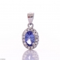 Сребърна висулка - Естествен танзанит 0,48 ct. СВ377 Сребърна висулка - Естествен танзанит 0,48 ct. СВ377