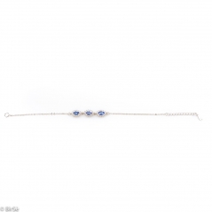 Сребърна гривна - Естествен танзанит 2,07 ct 135 СДГ135