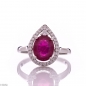 Сребърен пръстен - Естествен рубин 3,15 ct СДП599 Сребърен пръстен - Естествен рубин 3,15 ct СДП599
