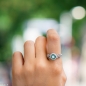 Сребърен пръстен - Естествен изумруд 1.70 ct СДП636 Сребърен пръстен - Естествен изумруд 1.70 ct СДП636