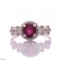 Сребърен пръстен - Естествен рубин 1.60 ct СДП637 Сребърен пръстен - Естествен рубин 1.60 ct СДП637