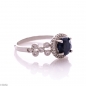 Сребърен пръстен - Естествен сапфир 1.60 ct СДП638 Сребърен пръстен - Естествен сапфир 1.60 ct СДП638