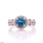 Сребърен пръстен - Естествен лондон топаз 1.55 ct СДП639 Сребърен пръстен - Естествен лондон топаз 1.55 ct СДП639