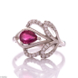 Сребърен пръстен - Естествен рубин 0,75 ct СДП645 Сребърен пръстен - Естествен рубин 0,75 ct СДП645