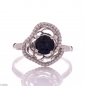 Сребърен пръстен - Естествен сапфир 1,60 ct СДП657 Сребърен пръстен - Естествен сапфир 1,60 ct СДП657