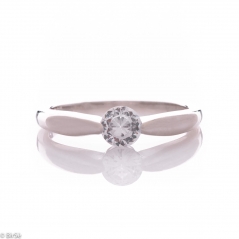 Сребърен пръстен - Циркон СДП688