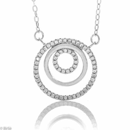 Сребърно колие - Кръгче 391 СДК391