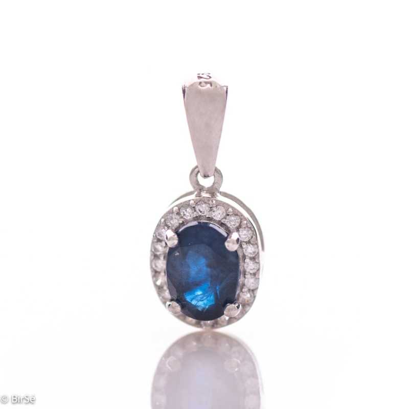 Сребърна висулка - Естествен Сапфир 1,00 ct. СВ528 Сребърна висулка - Естествен Сапфир 1,00 ct. СВ528