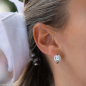 Сребърни обеци - Естествен Син Топаз 3,10 ct. СО1076 Сребърни обеци - Естествен Син Топаз 3,10 ct. СО1076