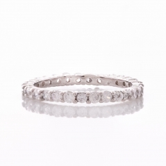 Сребърен пръстен - Изящни Циркони СДП770