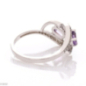 Сребърен пръстен - Естествен Аметист 0,46 ct.