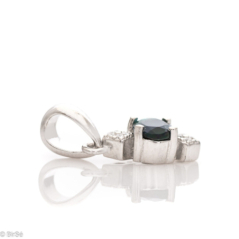 Сребърна висулка - Естествен Черен Опал 0,78 ct.