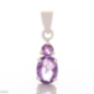 Сребърна Висулка - Естествен Аметист 1,45 ct.