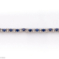 Сребърна гривна - Естествен сапфир 8,75 ct.