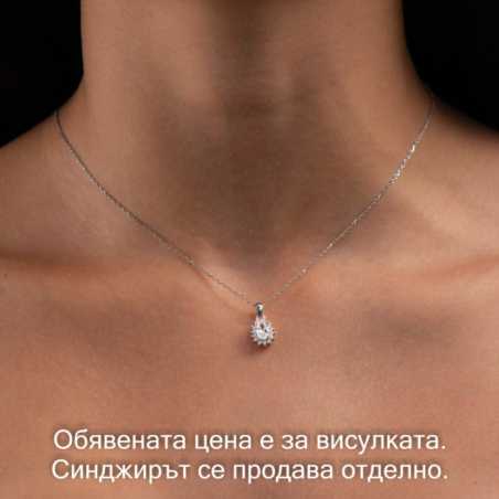 Сребърна висулка - Бляскава Маркиза