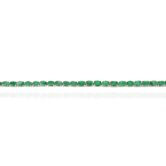 Сребърна гривна - Естествен Изумруд 14,56 ct.