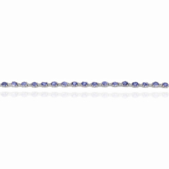 Сребърна гривна - Естествен Танзанит 9,12 ct